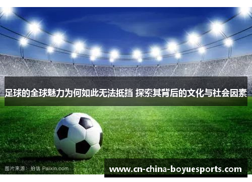 足球的全球魅力为何如此无法抵挡 探索其背后的文化与社会因素