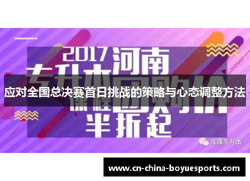 应对全国总决赛首日挑战的策略与心态调整方法