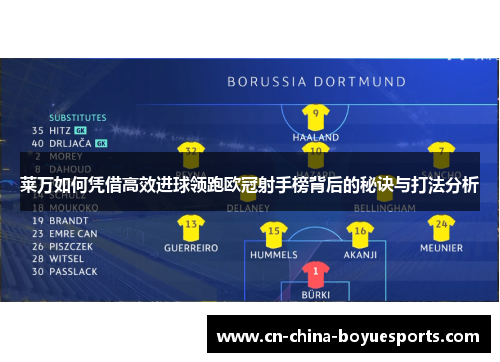 莱万如何凭借高效进球领跑欧冠射手榜背后的秘诀与打法分析 莱万如何凭借高效进球领跑欧冠射手榜背后的秘诀与打法分析